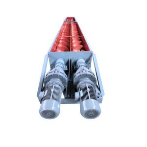 China Carbon Steel U Shaped Sludge Screw Conveyor With Shaft on sale