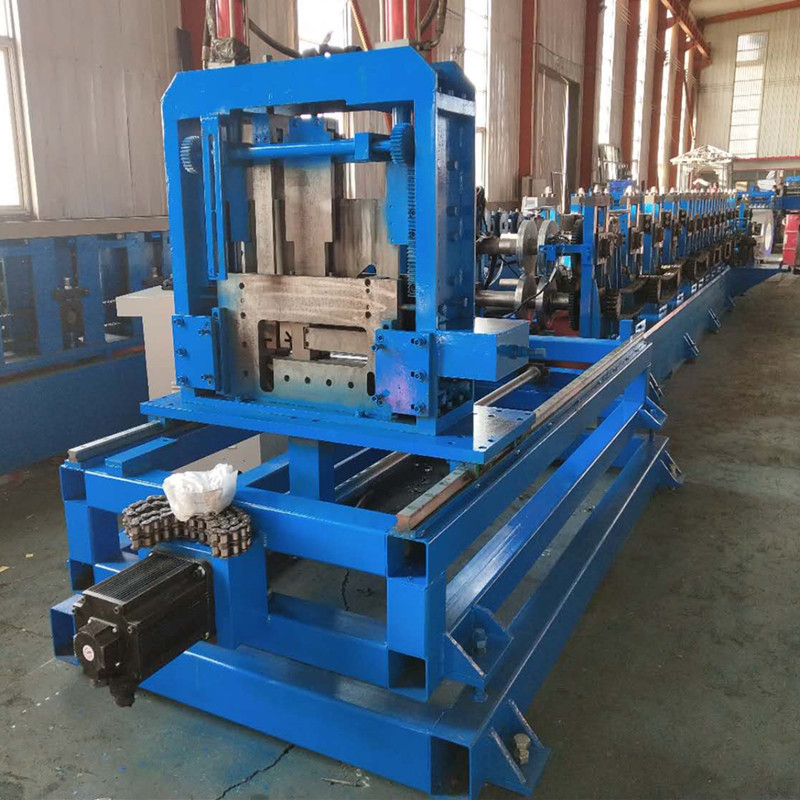 Hydraulic Cutting C Z Purlin Roll Forming Machine 80-300 10m/Min