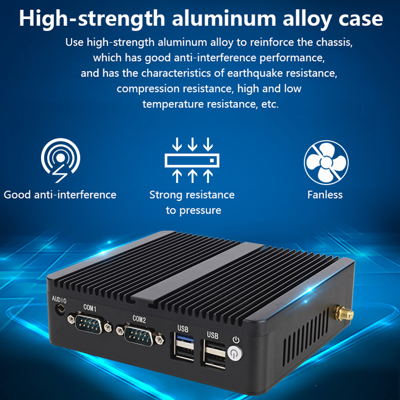 Customized Logo Intel Celeron J4125 Industrial Mini PC Computer Compact DW-M05