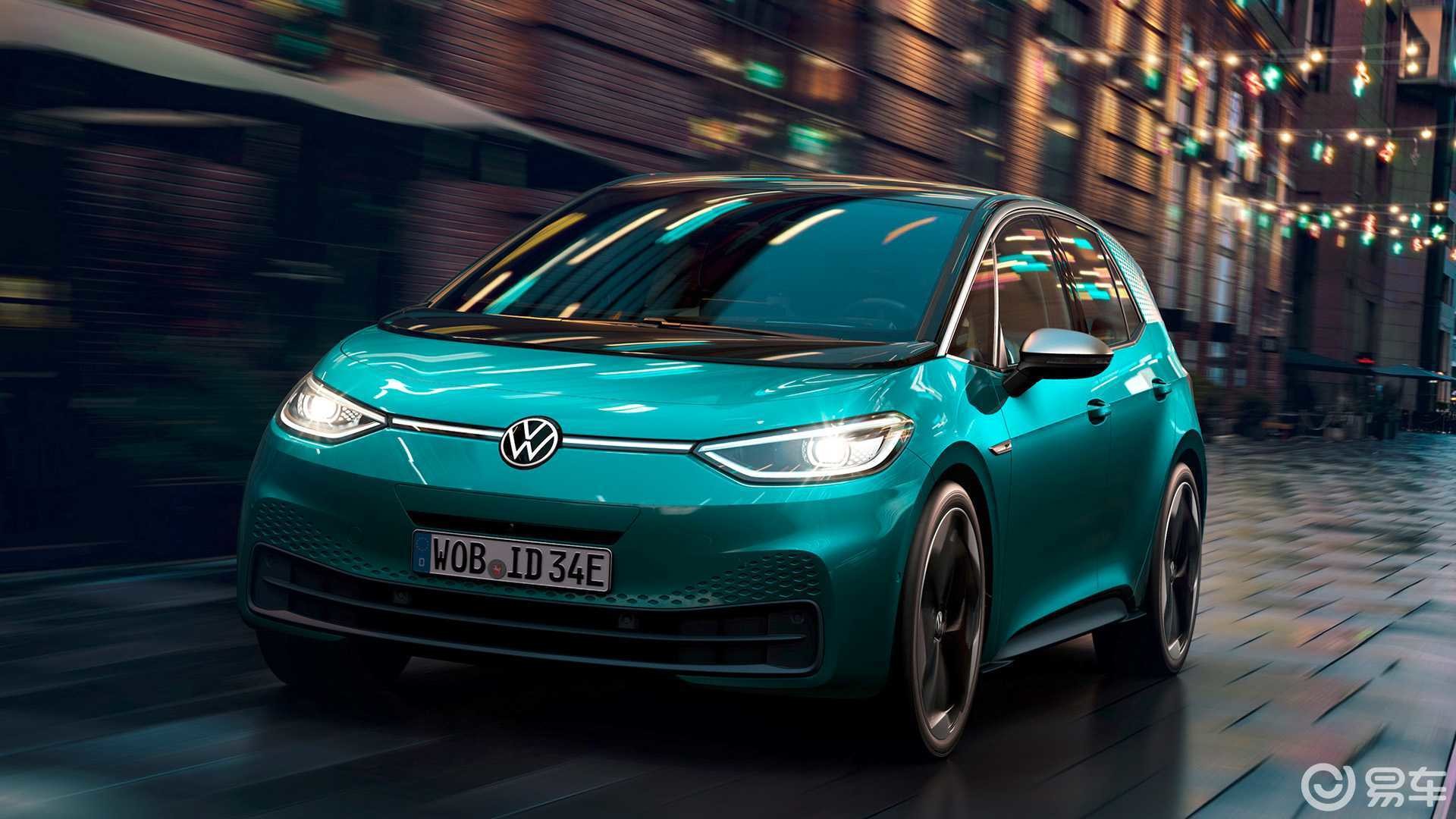 160km/h Volkswagen ID3 Electric Car For Sustainable Transportation