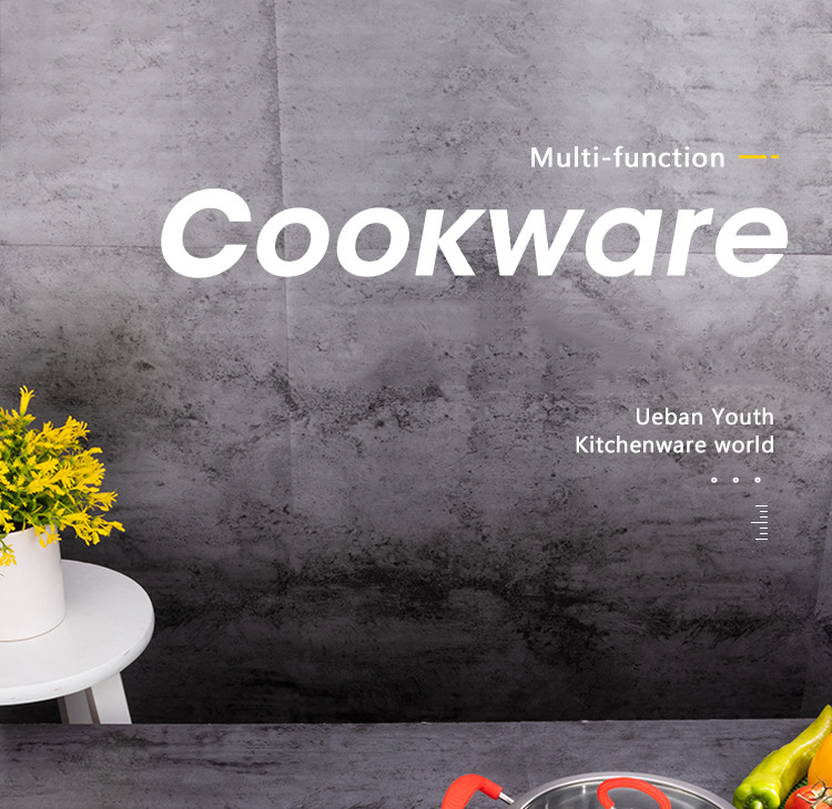 New Arrival Kitchen Cooking Pot Set Stainless Steel Soup Pot Set Cooking Cookware Set