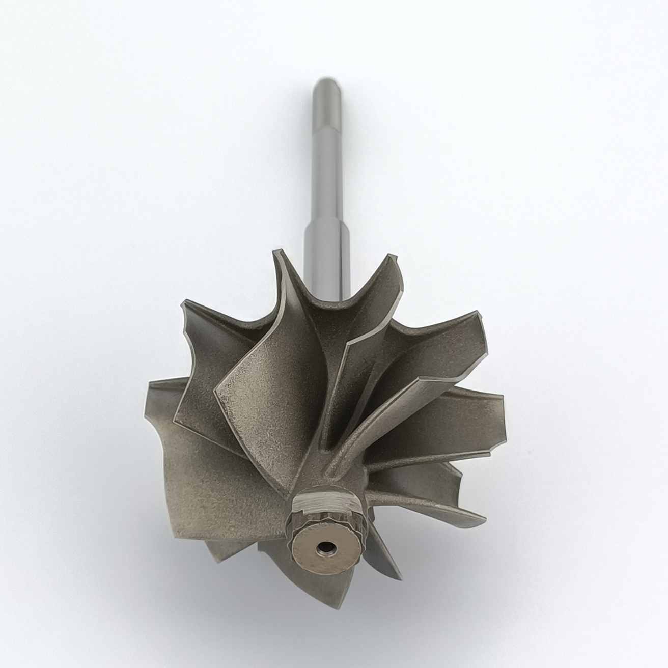 MS-TECH Turbo G35 Upgrade Turbine Wheel Shaft 879618-2 For 880696-5001S, 880696-5002S Ind 68mm Exd62.32mm Blades 5+5