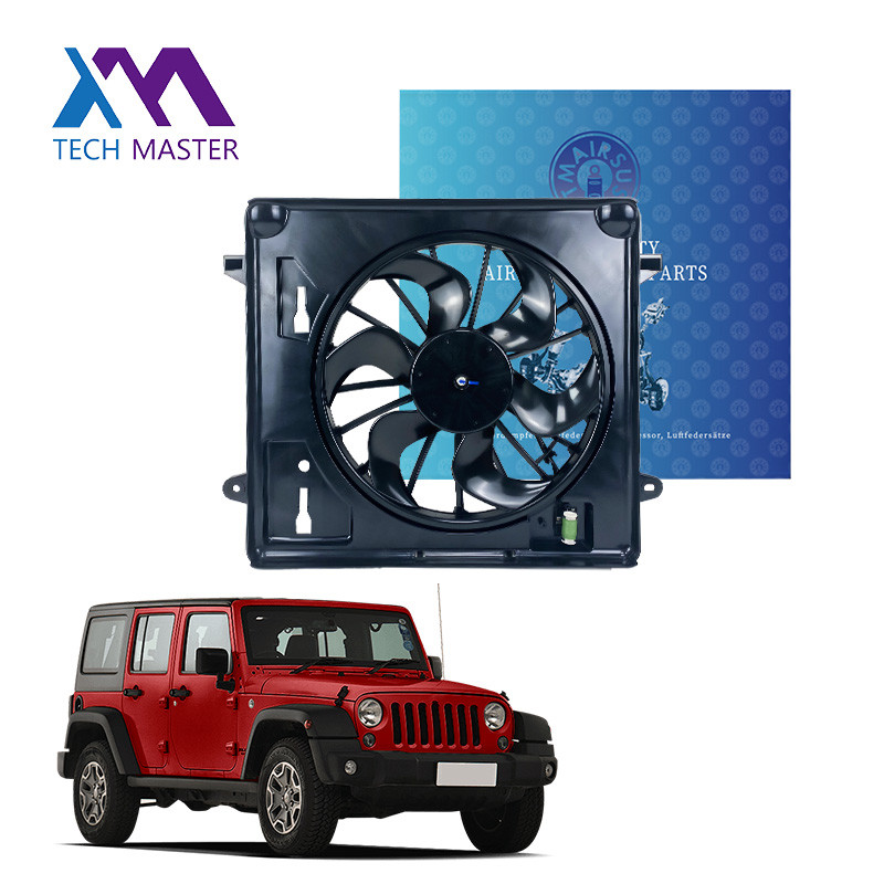 600W Radiator Cooling System with Long Wire Cooling Fan for Jeep Wrangler JL2.0L