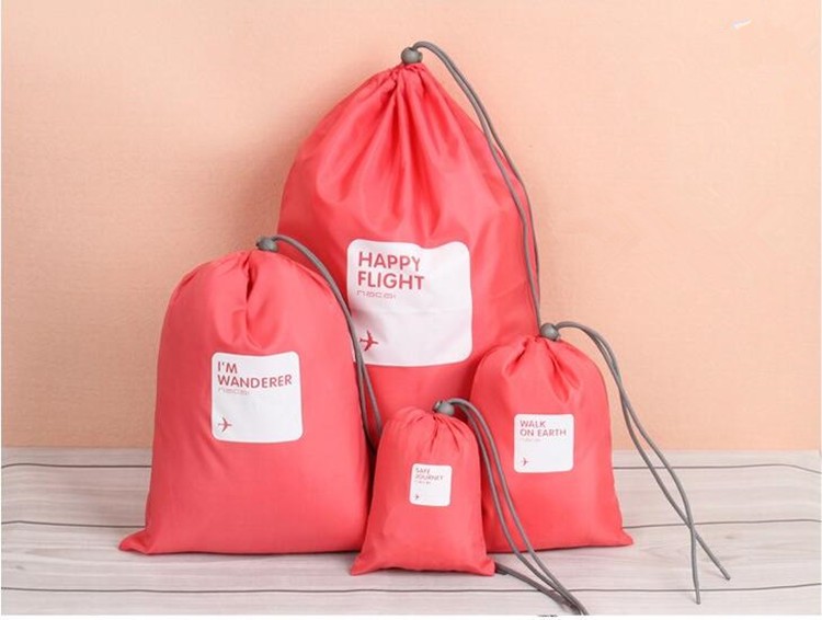 Soft Organic Cotton Drawstring Shoe Bags Small Foldable Cloth Canvas Cinch Backpack