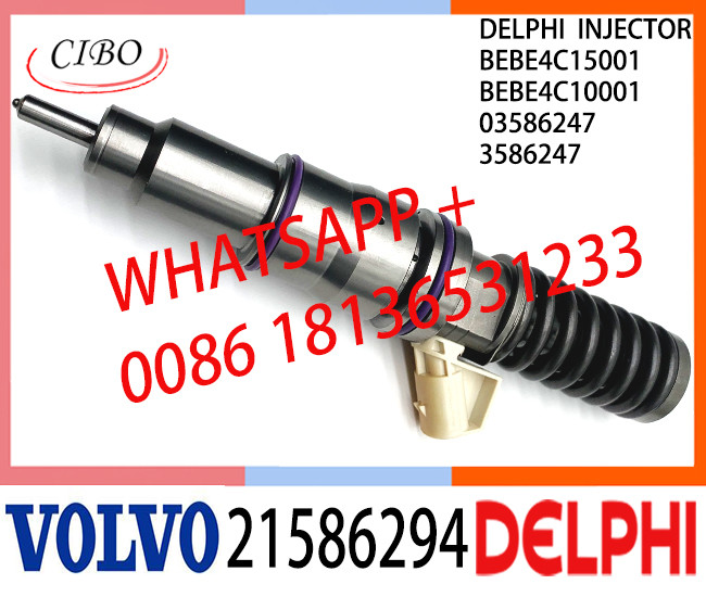 Common Rail Fuel Diesel Injector BEBE4C15001 BEBE4C10001 21586294 03586247 3586247 E1 for VOL 9.0 LITRE TRUCK