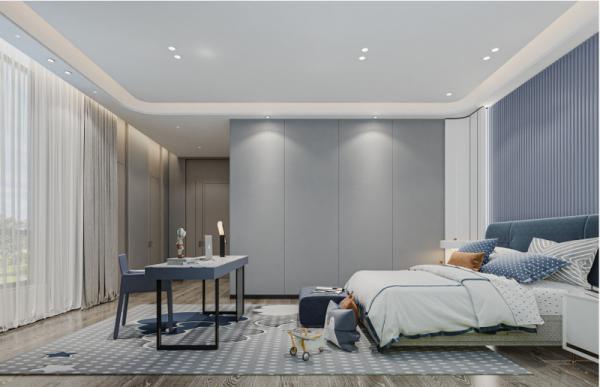 L-shape Stainless Steel Walk-In Wardrobe with Glass Doors And Multiple Storage