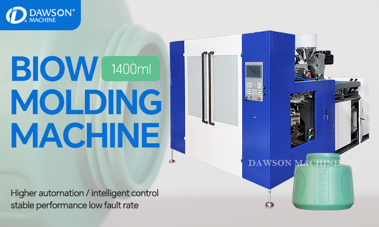 1400ml Wide Mouth Jar HDPE Extrusion Blow Molding Machine