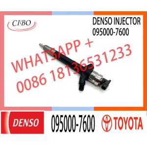  injector nozzle 23670-0R160 095000-7600 injector for Toyota 2AD-FTV Avensis common rail injector 23670-0R160 095000-7600 Manufactures