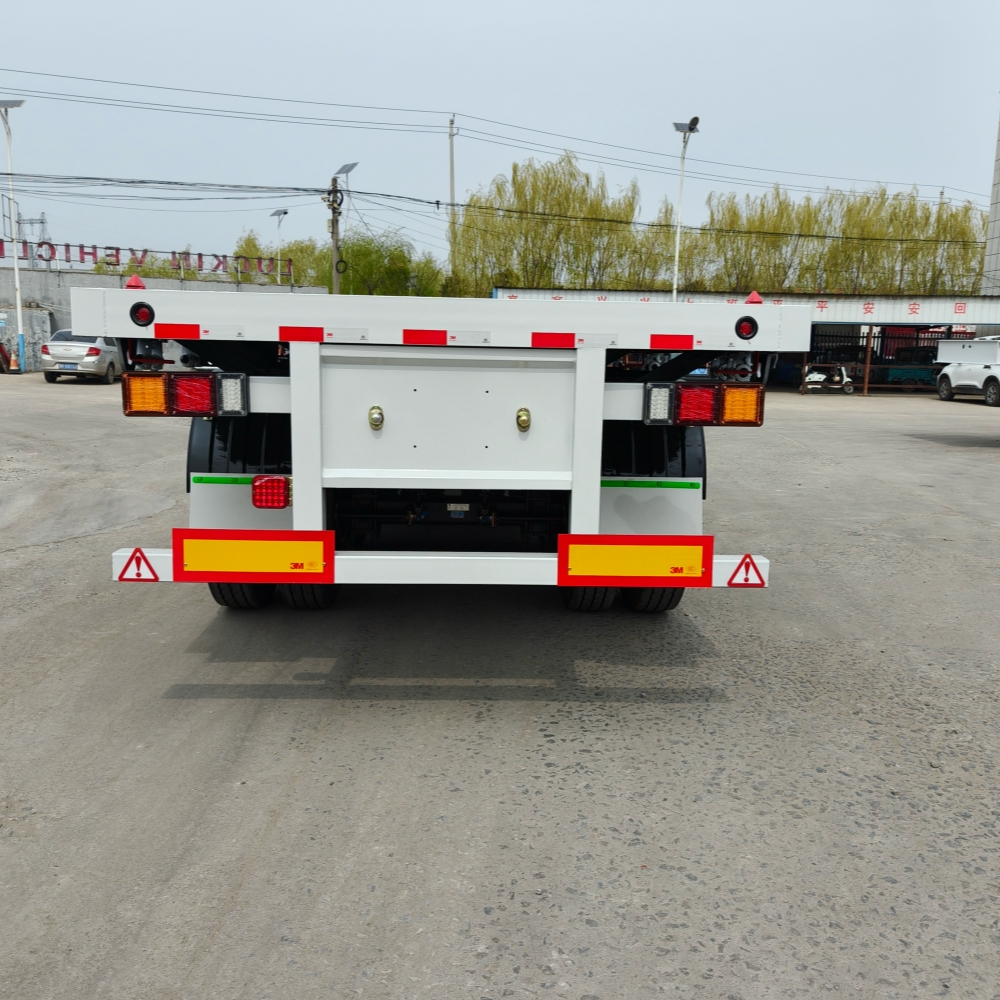Custom 3 Axles 4 Axles 40ft 48ft 53ft 60ft Shipping Container Flatbed Semi Trailer For Rwanda And Tanzania