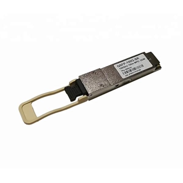 China 100m MPO DDM SFP Transceiver Module 100G 850nm Compliant with QSFP28 MSA on sale China 100m MPO DDM SFP Transceiver Module 100G 850nm Compliant with QSFP28 MSA on sale