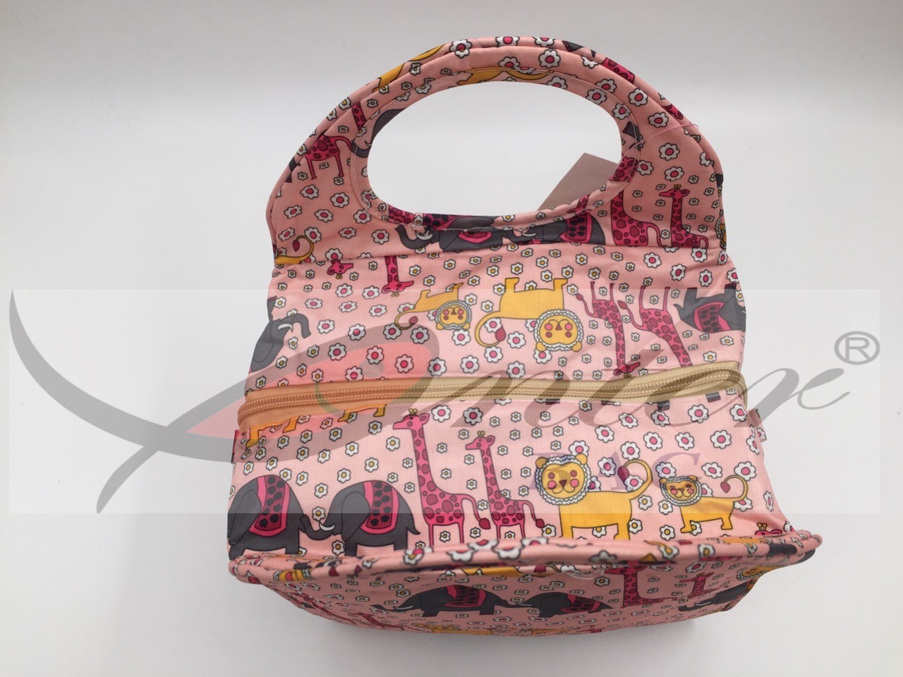 Pink Color Kids Neoprene Lunch Bags , Lightweight Cooler Bag For Children