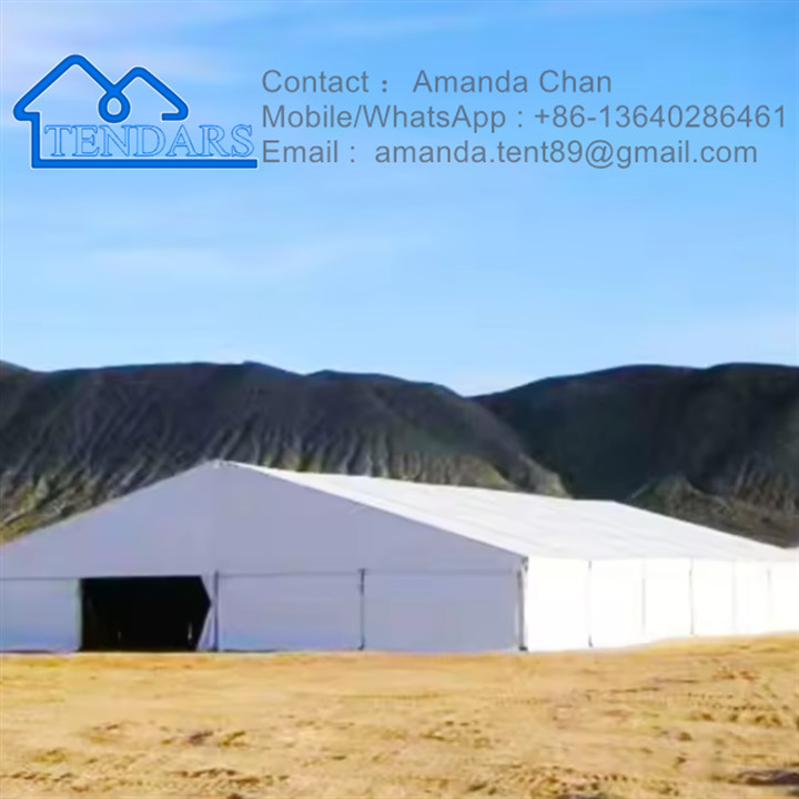 Outdoor UV Resistance Industrial Structure Tents Big Size Aluminum Storage Tent For Sale