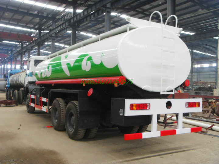 Beiben AWD off road Steel Water Tanker Truck 6x6 With Water Pump Bowser For Transport Clean Drinking Water 16-18cbm