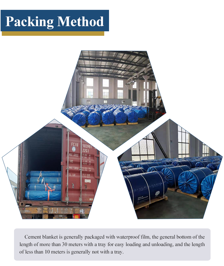 Effective Anti-Scouring Flood Scouring Concrete Blanket for Roof Garden and Road Base