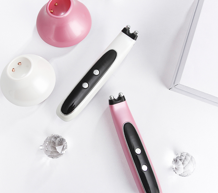 2021 Mini Wireless Electric Smart Massager Heads Vibration Multifunctional Eye Massager Pen Ems Eye Massager