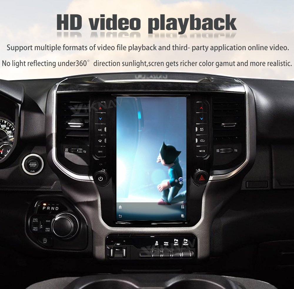 Android 11 Head Unit For Dodge Ram 20-23 Car Radio 11.8 Inch Touch Screen