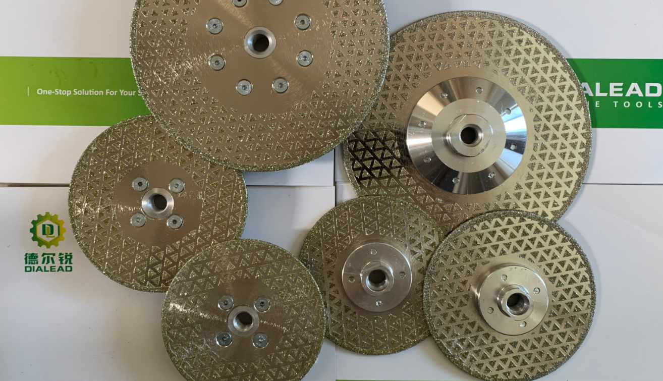 Double Sided Electroplated Diamond Cutting Disc For Marble Granite Quartz Grinding And Cutting