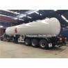 Buy cheap 23 Tons Lpg Delivery Truck , Propane Transport Trailer 49.6CBM Capacity from wholesalers