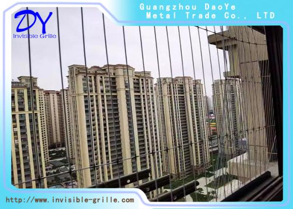Aluminum Alloy Smooth Living Window Invisible Grille Anti theft Unobstructed
