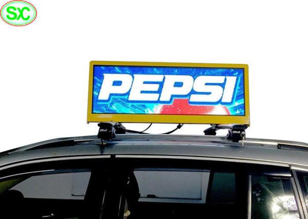 P4 P5 Taxi Top LED Digital Display Full Color 3G 4G WIFI GPS Advertising