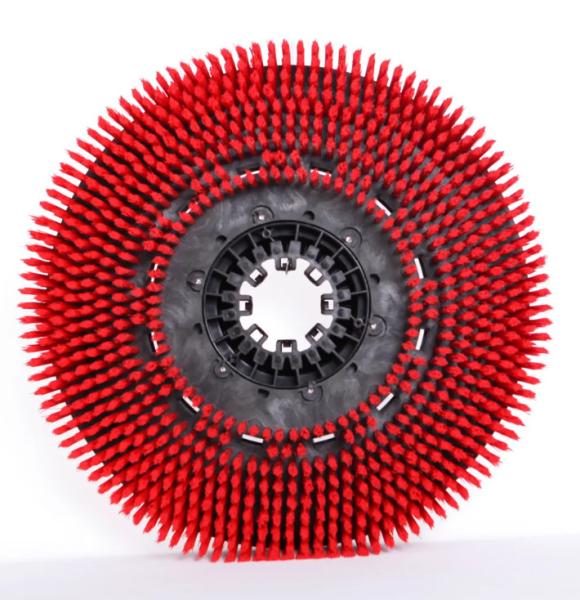 Red Heavy Duty Polishing Brush Disc Rotary Tool Bristles Floor Machine Cleaning