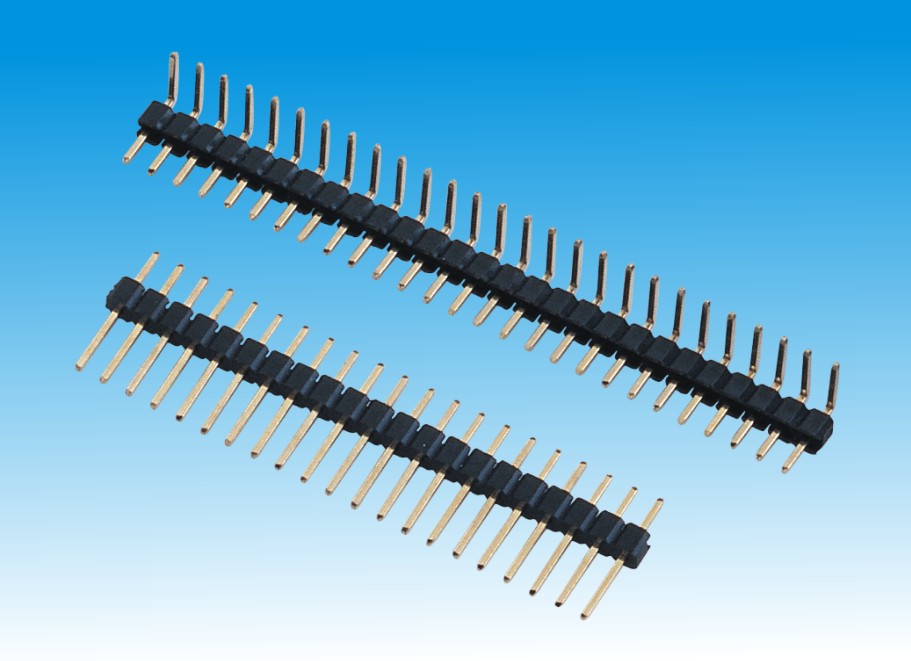 3.00mm Pin Header Connector H2.5 Dual Row Right Angle PA6T 2 To 40P Pin