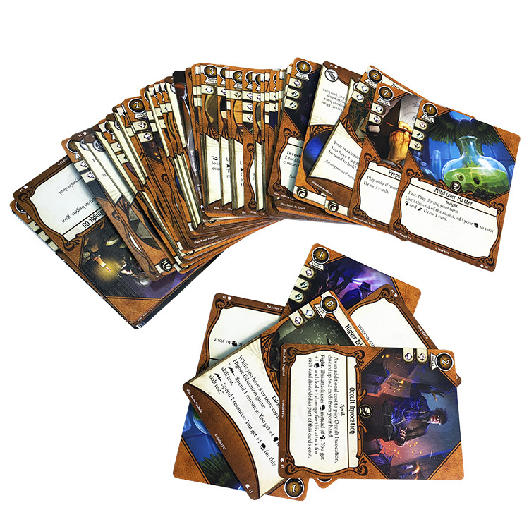 88x62mm 0.3mm Custom Printing Playing Cards CMYK Glossy Varnishing With Round Corner
