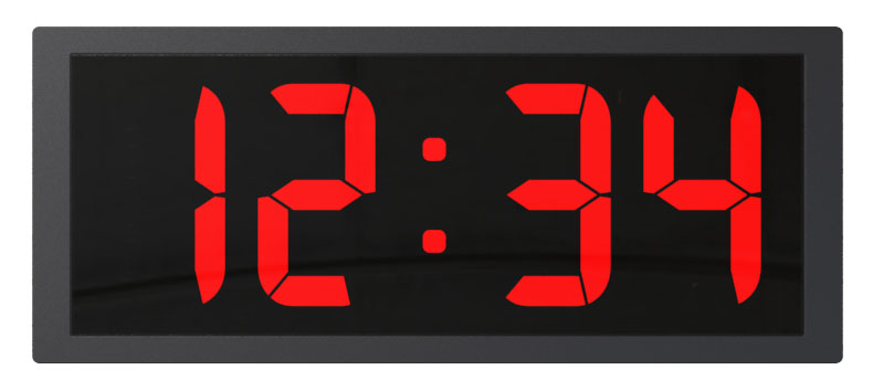 RCC Battery Digital Wall Clock LED Display Bedroom Clock Digital With Backlight