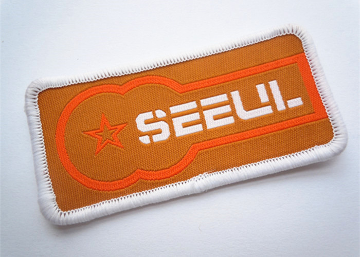 Durable Cotton Custom Clothing Patches Embossed For Bags Decoration