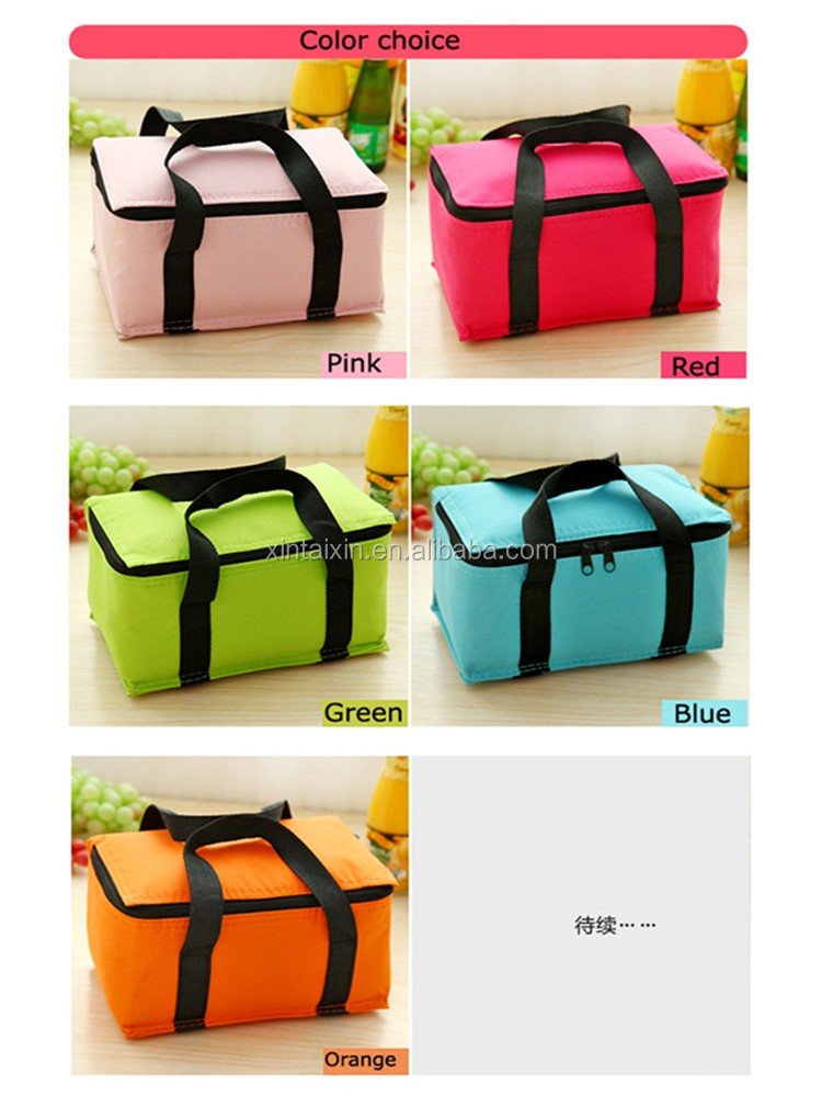 Manufacturers across the border to produce thermal insulation bags Oxford cloth lunch bags