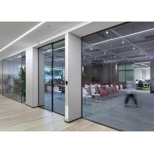  Unique Personalized Workspace Custom Designed Aluminum Partition Wall With Tempered Glass And Aluminum Frame Manufactures