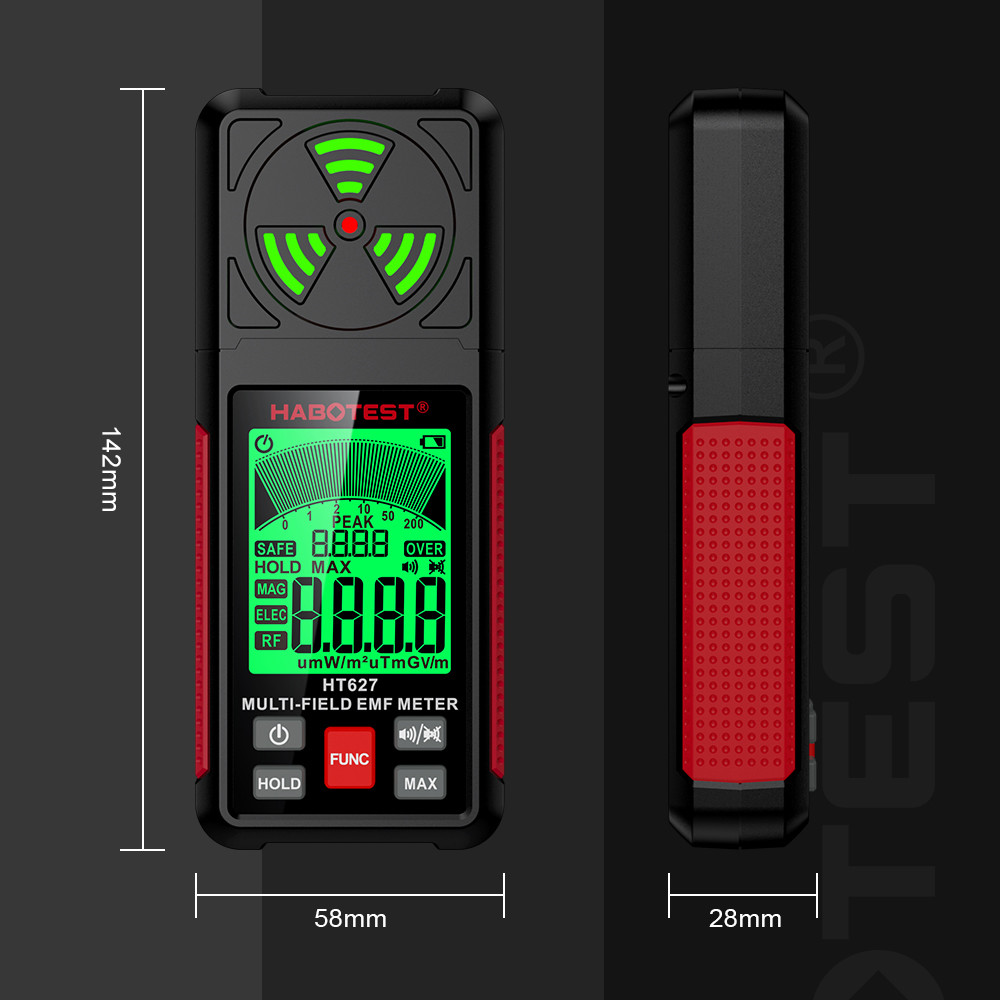 HT629 Geiger Counter Nuclear Radiation Detector X-ray Beta Gamma Radioactivity Detector For Nuclear Wastewater Tester
