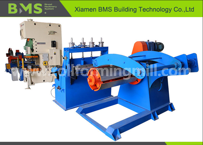  High Speed Racking Roll Forming Machine Punching Holes Line 110T Manufactures