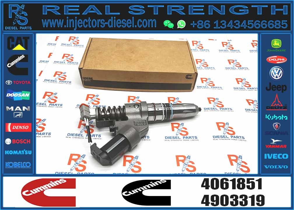 diesel fuel injector 4061851 common rail injector 4061851 4902921 for cummins ISM420, M11 ISM11