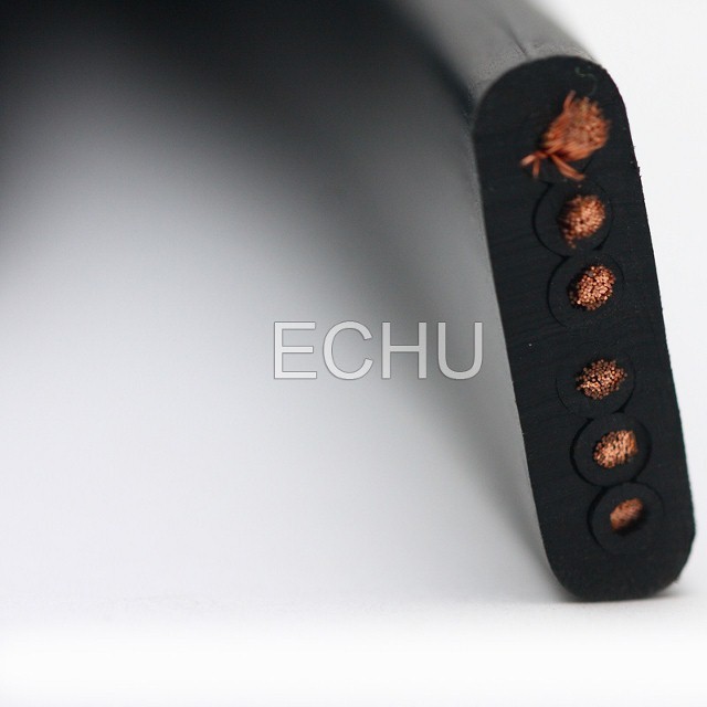 Flat crane cables, lifter cable, Flat lifter cable, Echu cable factory
