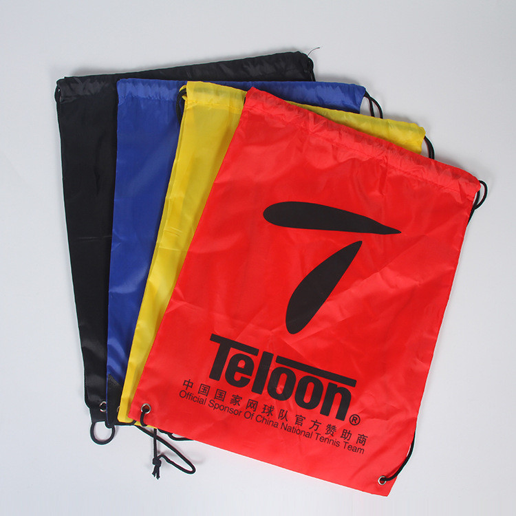 Convenient Polyester Backpack Colorful Sports Bag Logo Customized