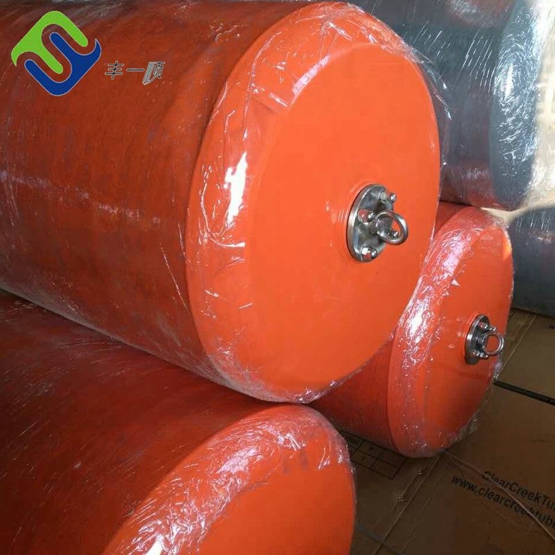 Large Marine Polyurethane EVA Foam Filled Fender Customized Color