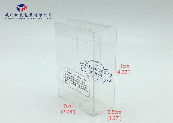 Nice Patterns Clear Rigid PET Plastic Box Plastic Retail Boxes High Durability