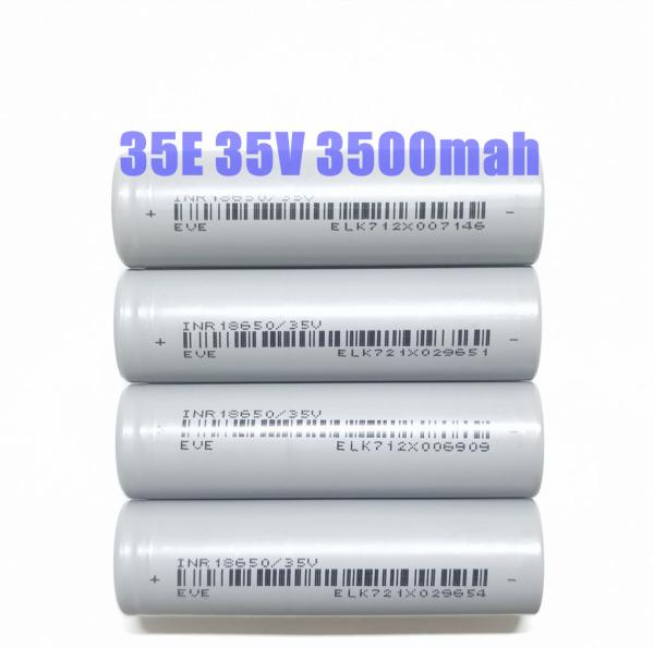 EVE 35V 18650 Cylindrical Battery Cell 3.7 3500mah Li Ion Battery Cell 3C