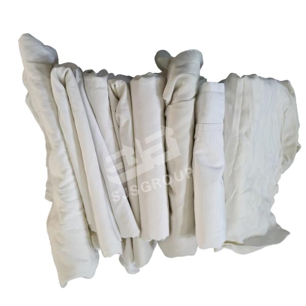 Multipurpose White Bed Sheet Trapos Marine Mixed Rags Purified Cotton Industrial