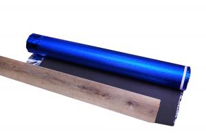 China SGS Aluminum Film EVA Foam Underlayment Blue 3mm Foam Underlay on sale