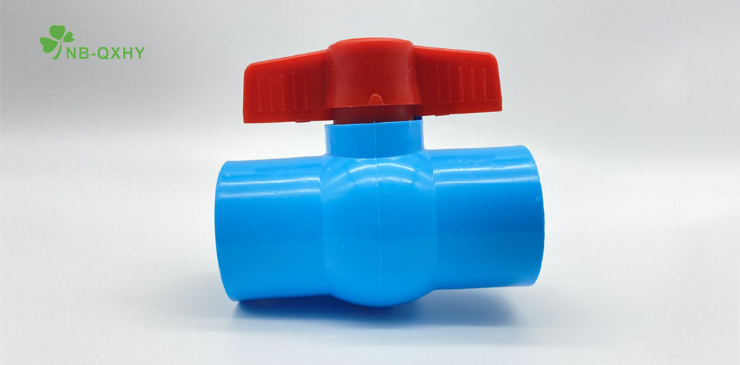 Nb-Qxhy High Quaility Blue Socket Manual 1/2&quot; CPVC Compact Ball Valve