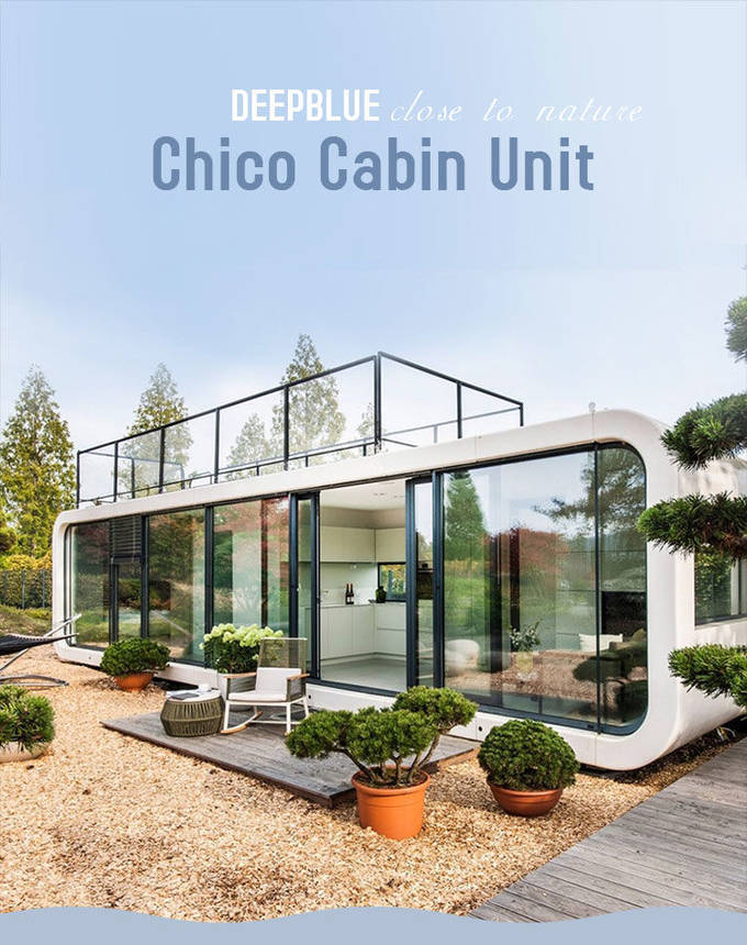 Wood Assembled Houses Portable Cabins Modular Cottages With Light Steel Frame