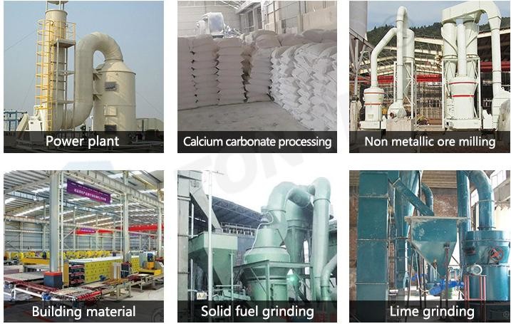 325 Mesh Micro Calcium Fine Powder Mill Grinder Production Line Stone Raymond Mill