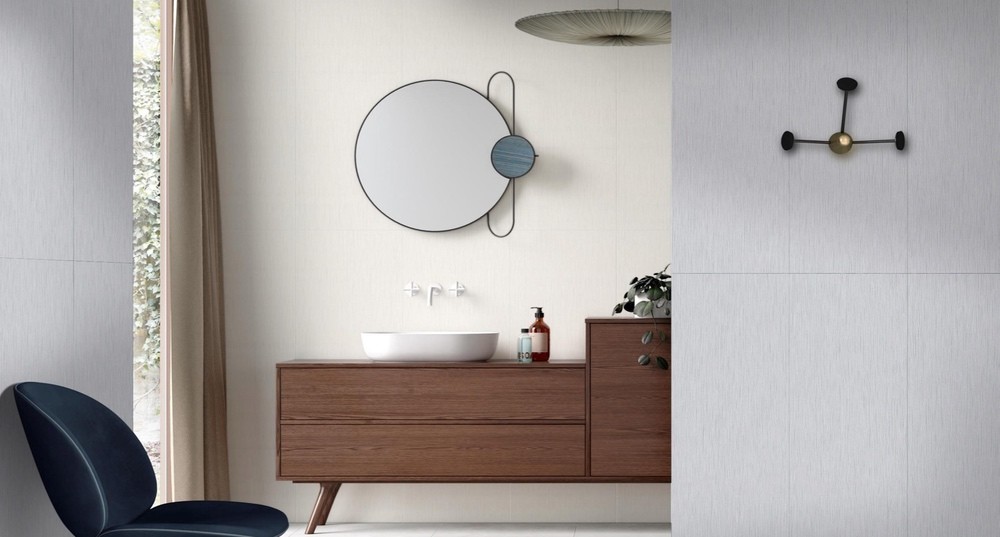 Light Gray Antibacterial 400x1200mm Matt Porcelain Glazed Tiles For Project And Building