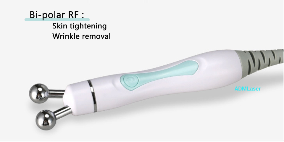6 In 1 RF Body Slimming Machine H2O2 Hydra Facial Dermabrasion Vacuum Cavitation System