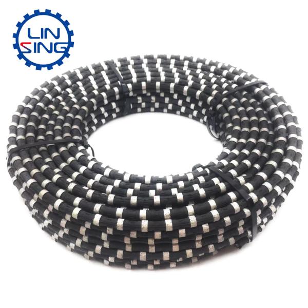 18-30 m2/h Cutting Speed Quarry Mining Concrete Diamond Wire Saw Rope for