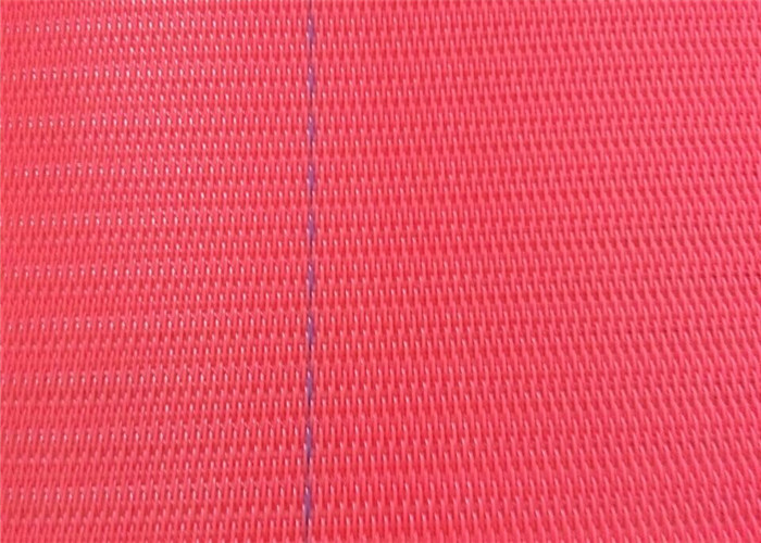 Woven Paper Machine Clothing Polyester Dryer Fabric Blue / Red Color