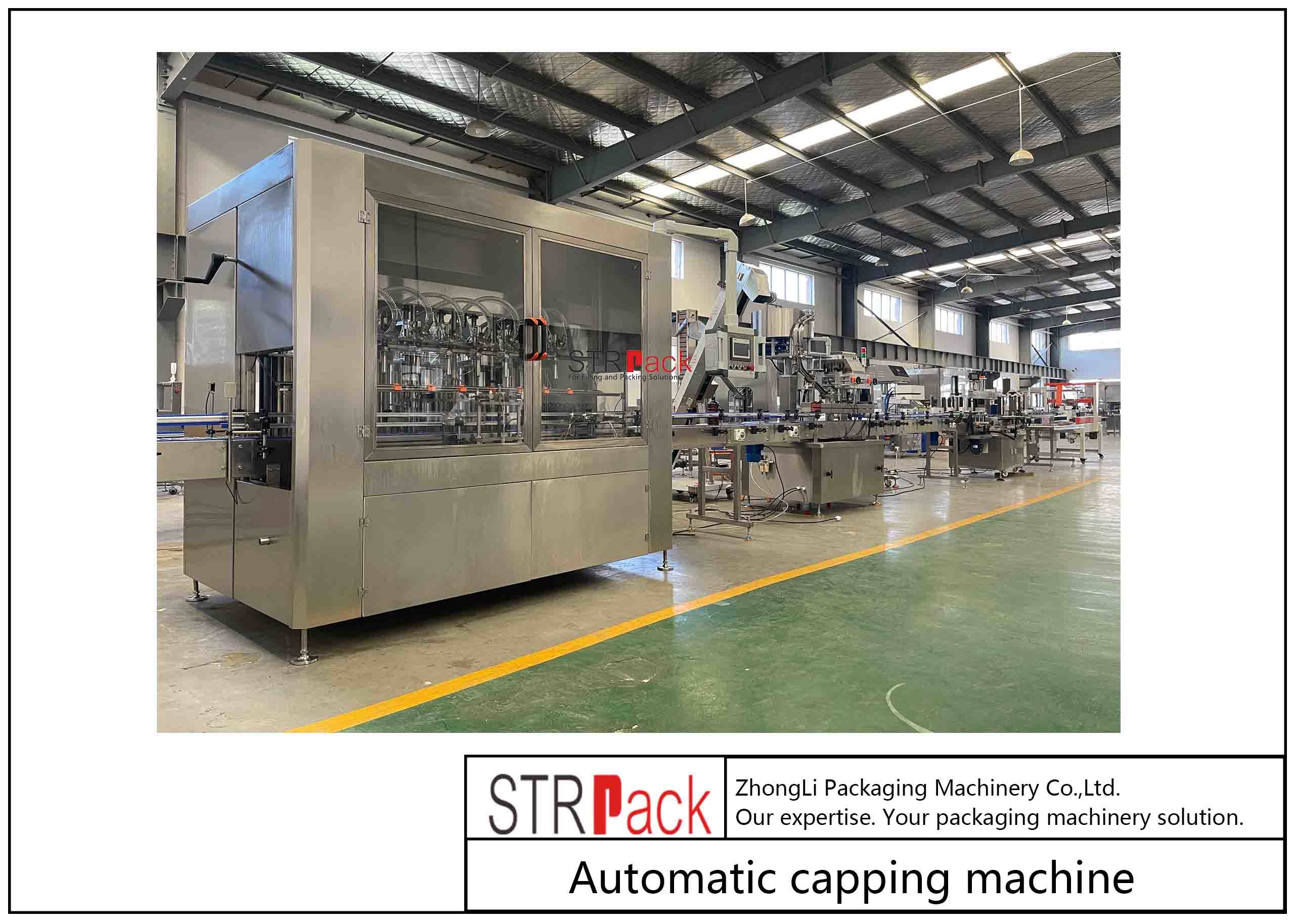 High Speed Bottle Capping Machine 50 - 60 Bottles/min