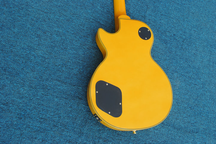 Dark yellow LP Custom Electric Guitar, lp guitar direct from factory All color are Available, Some countries Free Shippi